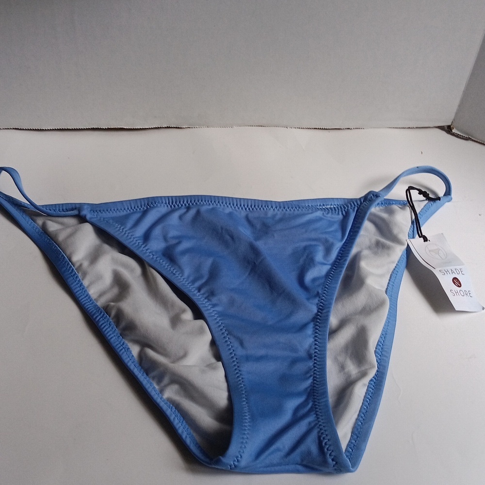 BLUE BIKINI  BOTTOM HIGH CUT DETAIL SIDES SIZE: XL